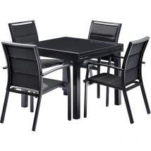 Salon de jardin moderne 4 personnes Modulo