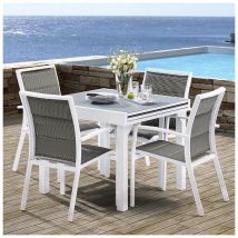 Salon de jardin moderne 4 personnes Modulo