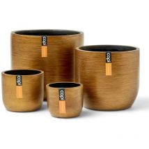 Capi Europe - Ensemble de jardinière 4 pcs Lux Retro Doré Capi