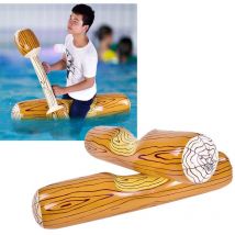 Ensemble de jeu de piscine gonflable 4 pièces, jouets de Sports nautiques flottants à assemblage en rangée