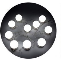 Umnuou - Ensemble de lumière de vanité , 10 lampes de miroir de courtoisie à led de style hollywoodien pour coiffeuse de maquillage avec variateur de