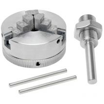 Ensemble de mandrin de mini tour, mandrin d'extension à trois quatre mâchoires Z011 et jeu de bielles, mandrin de perceuse électrique(Type b) - Ahlsen
