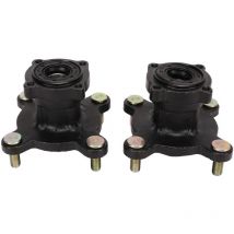 Jeffergarden Ensemble de moyeu de jante de roue de frein à disque avant à 4 goujons en alliage d'acier pour 110cc 125cc 150cc 200cc Go Kart atv 4