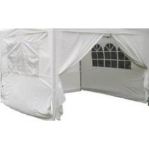 Gardeness - Ensemble de murs de clôture de périmètre avec fenêtres pour Gazebo Cora 3x4,5 cm