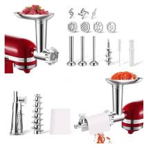 Ensemble de passoire à fruits et légumes avec accessoire de broyeur d'aliments pour batteur sur socle Presse-agrumes de fruits frais Accessoire de