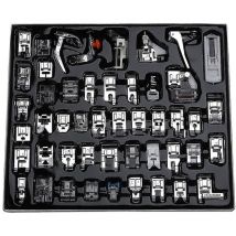 Fei Yu - Ensemble de pieds presseurs professionnels pour machine à coudre 48 pièces pour Brother, Babylock, Singer, , Elna, , New Hom