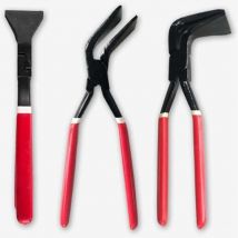 Xiiw - Ensemble de pinces à plier, pince à cintrer pour couvreur, outil de pliage pour couvreur, ensemble de 3 pièces pour tôles.