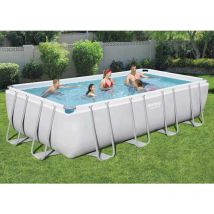Ensemble de piscine en acier rectangulaire 549x274x122 cm