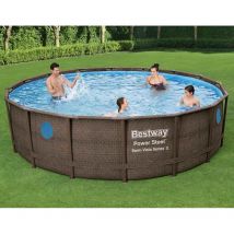 Bestway - Ensemble de piscine Power Steel 488x122 cm