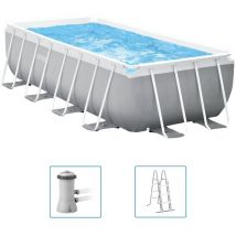 Intex - Ensemble de piscine Prism Frame rectangulaire 400x200x122 cm