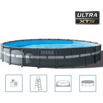 Intex - Ensemble de piscine ronde Ultra xtr Frame 732 x 132 cm 26340GN