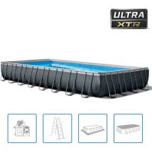 Intex - Ensemble de piscine Ultra xtr Frame Rectangulaire 975x488x132 cm