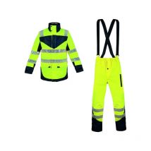 Ensemble de pluie haute visibilité cap horn 2 jaune/marine - l T2S