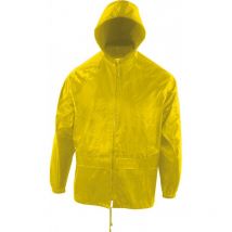 Ensemble de pluie (Pantalon/veste) Taille l, jaune