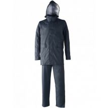 Ensemble de pluie pu/pvc bleu marine singer - Taille xxl - VPLRAINY05