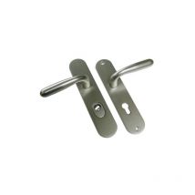 Dieckmann - Ensemble de poignées de porte protecteur pour clé plate double béquille 8663 Doré Doré