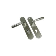 Ensemble de poignées de porte protecteur pour clé plate double béquille 8663 Champagne Champagne