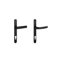 Ensemble de poignées de porte pour porte alu Blanc 9010 Clé i x - Blanc 9010