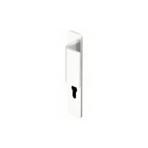 Assa Abloy - Ensemble de poignées de porte sur plaque riviera Argent 105 Argent 105 Porte palière clé i à gauche