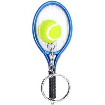 Feiyue - Ensemble de porte-clés de sport - Basketball, football, tennis, 2 pièces (bleu)