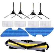 Ensemble De Remplacement Brosses Pièces De Rechange Pour Proscenic 811Gb 911Se Accessoires Vslam-811Gb Vslam-911Se