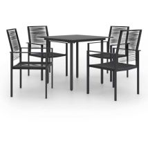 vidaXL Ensemble de salle à manger de jardin 5 pcs