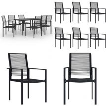 Vidaxl - Ensemble à manger de jardin 7 pcs - Table De Jardin - Salon De Jardin - Mobilier De Jardin - Set De Jardin - Ensemble De Table Et Chaises