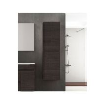 Allstone - Meuble colonne de salle de bains 10 couleurs et deux tailles disponibles Chêne Sinatra 35x140x25