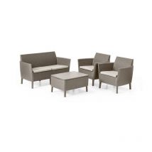 Set Lounge 2 places salemo Cappuccino - Keter