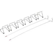 Ensemble de serrage pour porte anti-poussière – Bâche de peinture – Longueur : 130 cm, Largeur : 310 cm, Matériau : nylon