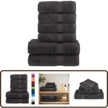 Ensemble de serviettes de qualité supérieure solund 6 pcs - Serviettes De Bain - Ensembles De Serviettes - Serviettes En Coton - Serviettes