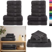 Ensemble de serviettes de qualité supérieure solund 6 pcs - Serviettes De Bain - Ensembles De Serviettes - Serviettes En Coton - Serviettes