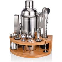 Mezheng - Ensemble de shaker à cocktail professionnel, outil de bar à domicile