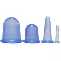 Fei Yu - Ensemble de thérapie par ventouses 4 pièces Ventouses de massage sous vide en silicone pour la maison - Masseur pour le corps et le visage