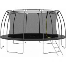 Ensemble de trampoline rond 488x90 cm 150 kg Vidaxl