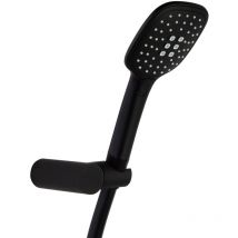 Ramon Soler - Ensemble douchette à main Noir mat en abs, avec flexible et support - 655601Q3NM