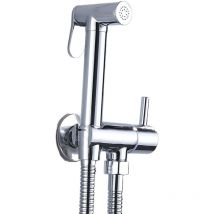 Bagnoclic - Ensemble de douchettes pour toilettes, complet avec robinet et flexible