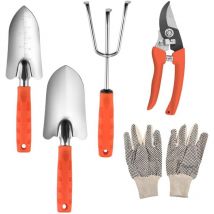 Ensemble d'outils de jardin, ensemble d'outils à main en aluminium, outils de jardinage d'extérieur, ensemble de travaux de jardinage robuste avec