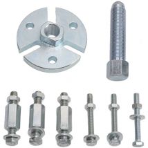 Ineasicer - Ensemble d'outils d'extraction de volant moteur 8 pièces, forte résistance, pression uniforme, remplacement universel pour moteur