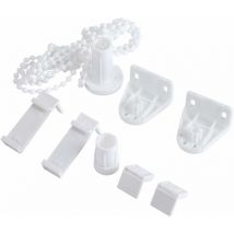 Ensemble Embrayage Chaîne de Store Enrouleur Perle Ajustable pour Store Rideau Voilage Tube 17mm Kit d'accessoires Support de Roue d'embrayage poulie