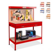 Ensemble établi et râtelier avec tiroir pour garage atelier Max 120x60x150 cm