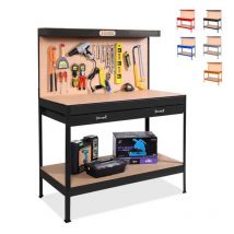 Ensemble établi et râtelier avec tiroir pour garage atelier Max 120x60x150 cm