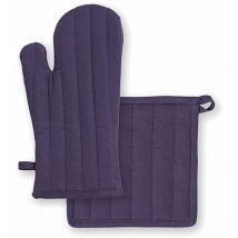 Ensemble gant et manique Unis - Deep purple