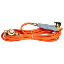 Express - Kit pour couvreur guilbert Manche de chalumeau + Tuyau de 4.75m + détendeur 2 bar - 6025