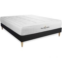 Royal Palace Bedding - Ensemble matelas sommier Balmoral 140 x 190 cm - Couleur : Noir