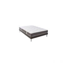 Idliterie - Ensemble Matelas ep21/22cm 620 ressorts 140x190cm + Sommier