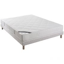 M&s - Ensemble Matelas latex ep15cm 140x190cm + Sommier