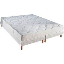 Ensemble Matelas latex ep15cm 160x200cm + Sommier