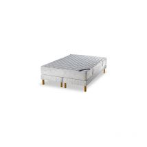 Ensemble matelas ressorts biconiques - confort équilibré 160x200cm + sommier