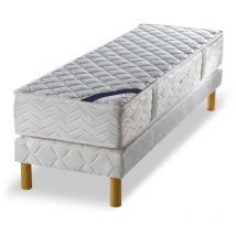 Ensemble matelas ressorts biconiques - confort équilibré 70x190cm + sommier